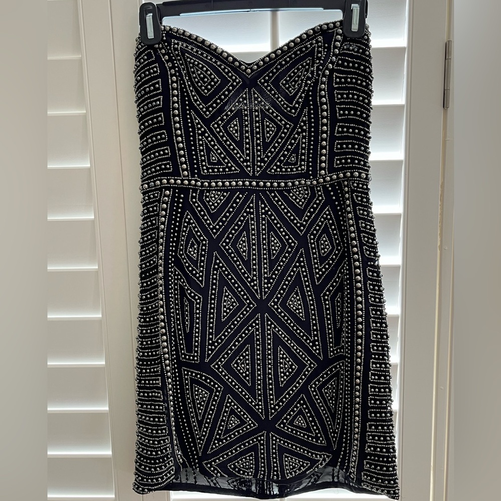 Beaded Strapless Dress